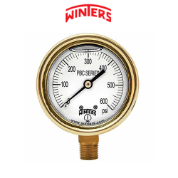 PBC Forged Brass Case Pressure Gauge
