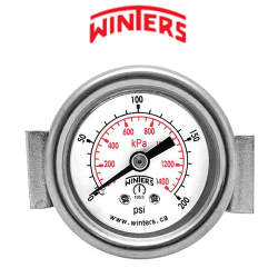 PEU Economy Panel Mounted Pressure Gauge