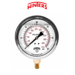 PFQ Stainless Steel Liquid Filled Pressure Gauge