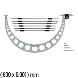 Mitutoyo Interchangeable Anvils Micrometer