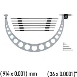 Mitutoyo Interchangeable Anvils Micrometer
