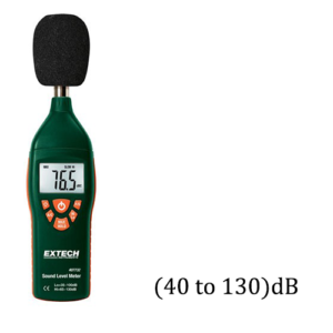 407732 Extech Sound Level Meter Low High Range Type 2 - MRM Metrology Inc.