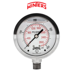 PFQ125 Winters Dial Pressure Gauge