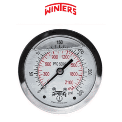 PFQ175 Winters Dial Pressure Gauge
